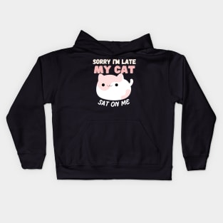 My Cat Sat on Me Kids Hoodie